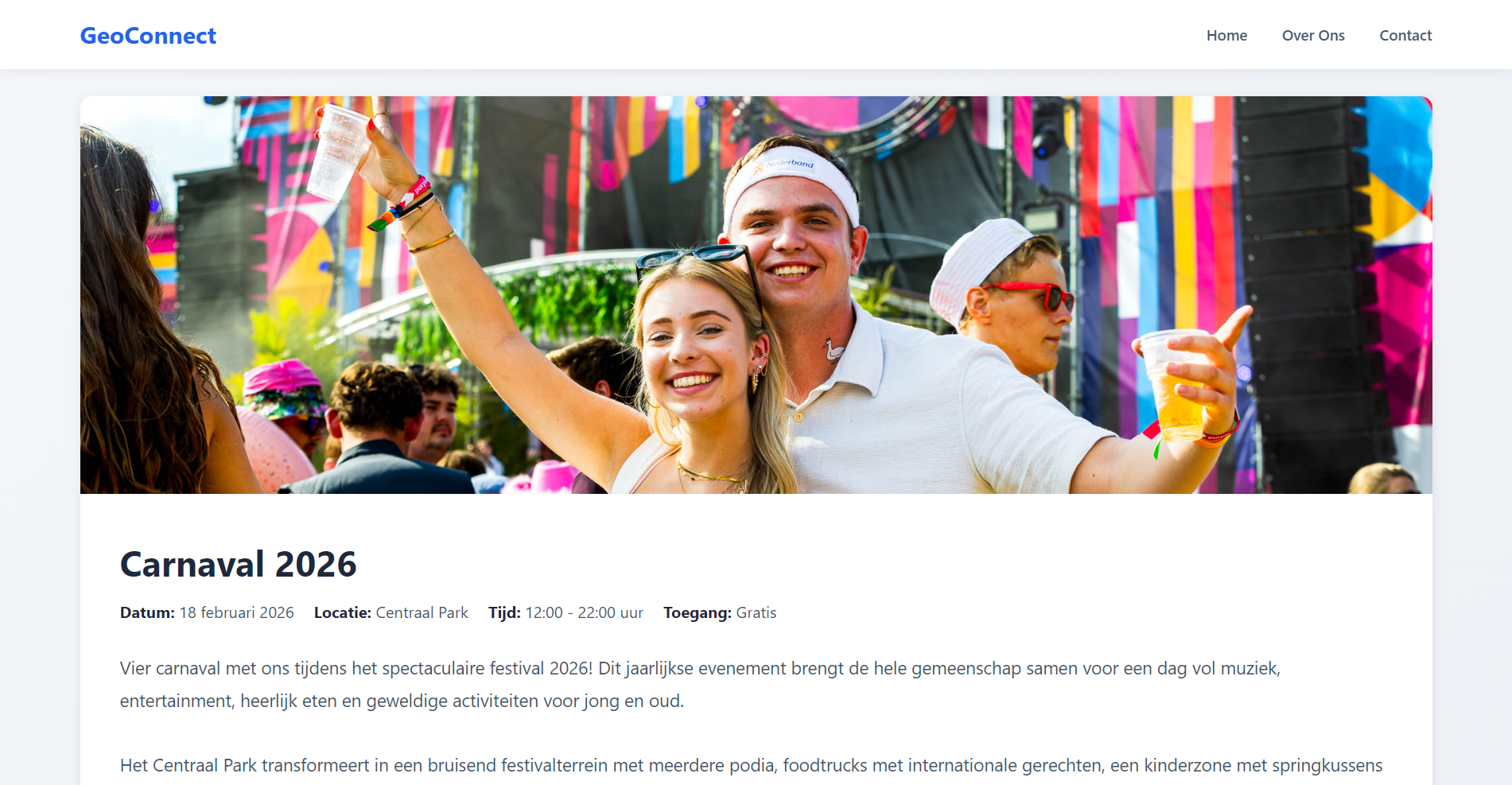 GeoConnect Carnaval Event